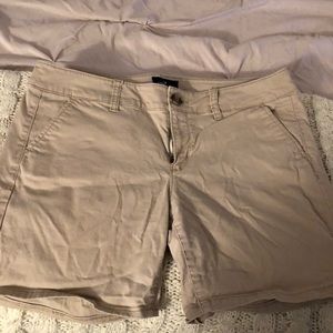 American eagle khaki shorts